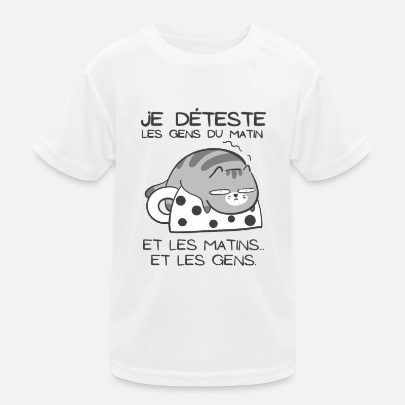 Pas du matin Paresse T-shirt sport Enfant
