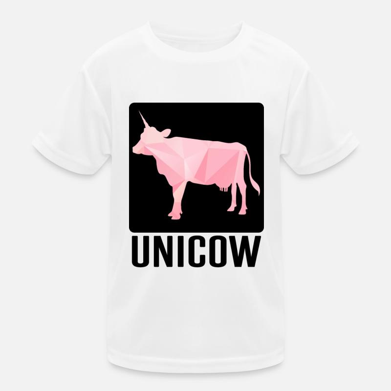 Unicow Rosa Kinder Funktions-T-Shirt