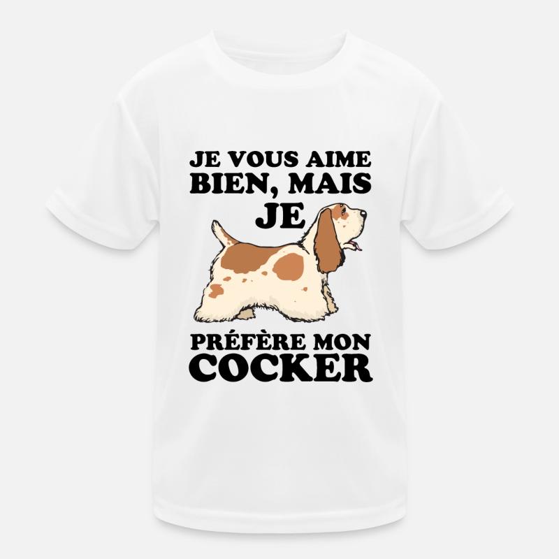 je préfère mon cocker 1 T-shirt sport Enfant