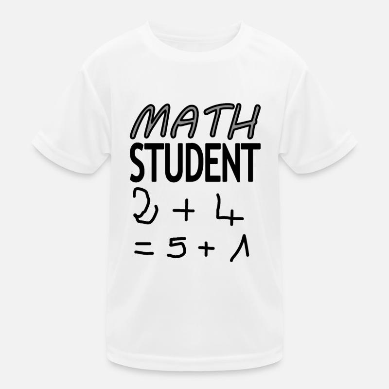 Math Student Math Student Math Study Gift Kids Functional T-Shirt