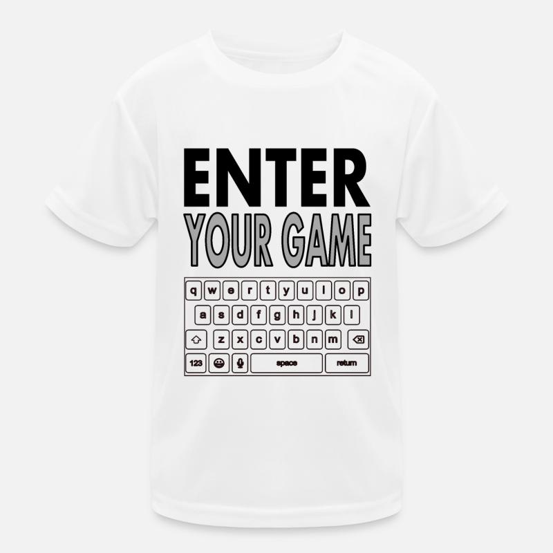 Gamer Joystick Console Jeu PC Jeux Idée cadeau T-shirt sport Enfant