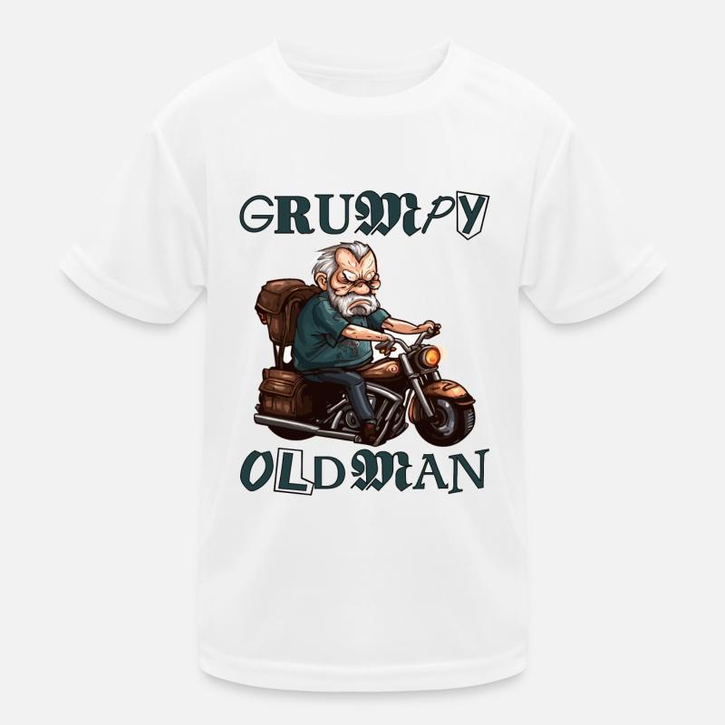 GRUMPY OLD MAN Kids Functional T-Shirt