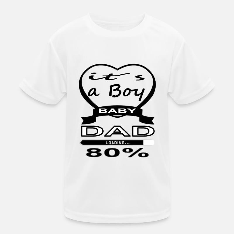 Baby on board baby bump future father gift Kids Functional T-Shirt