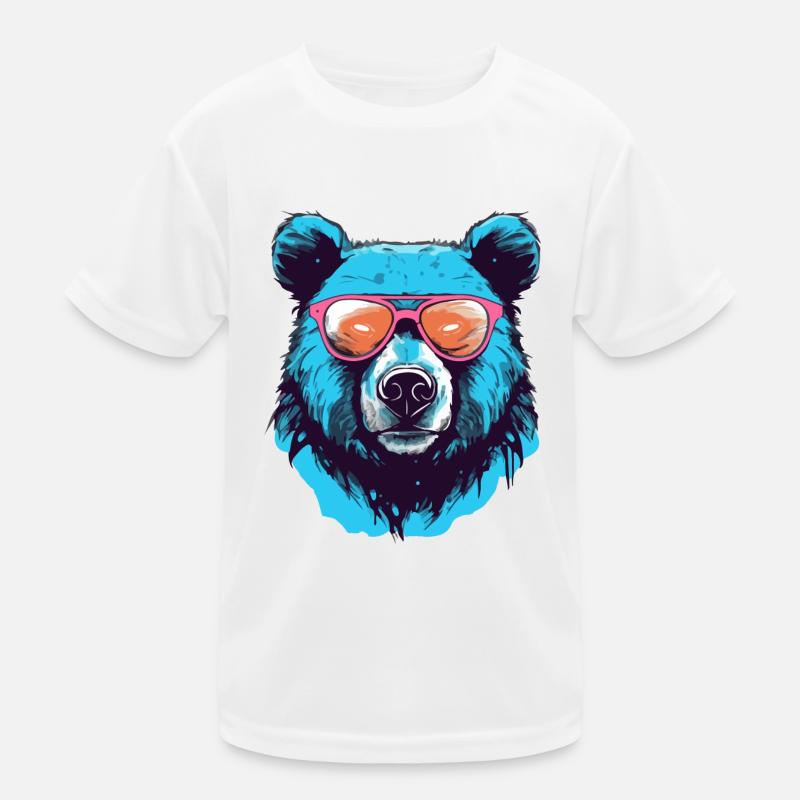 Com der Superbär Kinder Funktions-T-Shirt