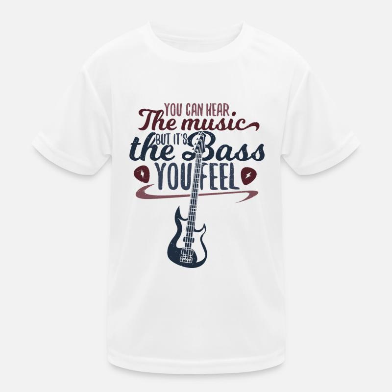 Visual bass guitar for musician to offer Kids Functional T-Shirt
