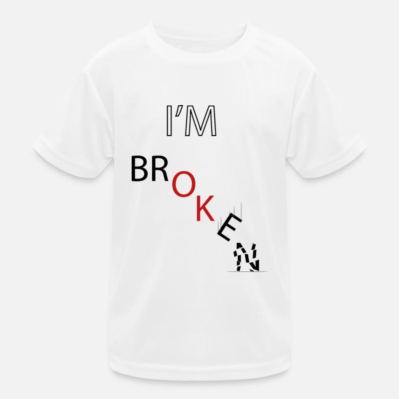 ICH BIN KAPUTT Kinder Funktions-T-Shirt
