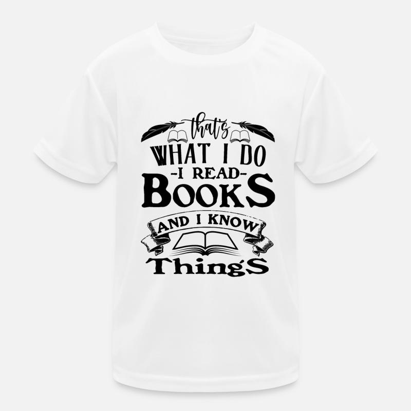 reading read books Kids Functional T-Shirt