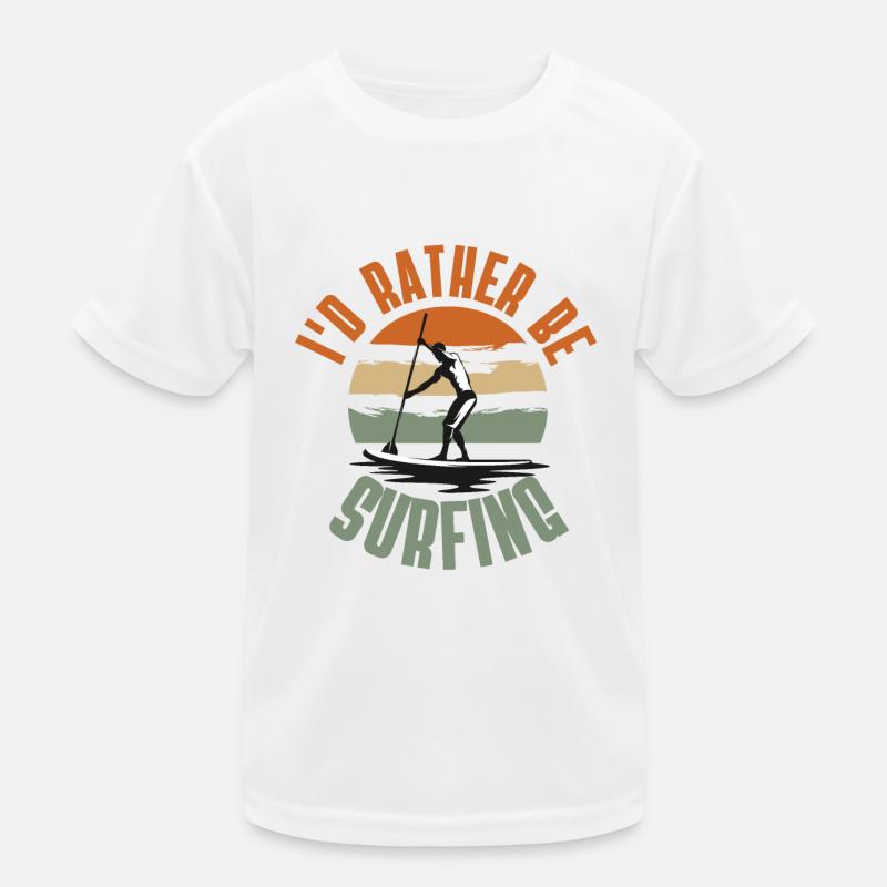 Surfen Surfen Surfer Kinder Funktions-T-Shirt