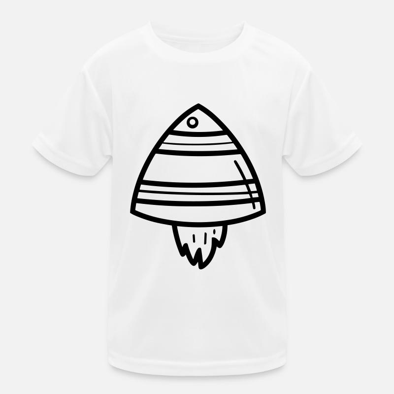 fliegende Untertasse Kinder Funktions-T-Shirt