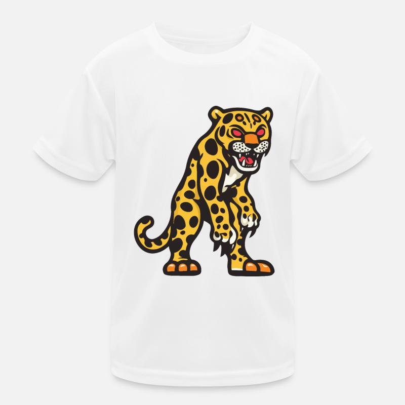 Léopard d’Halloween Animal T-shirt sport Enfant