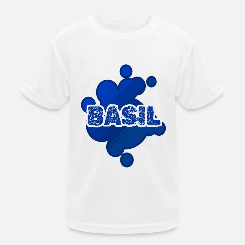 Prénom Basil T-shirt sport Enfant