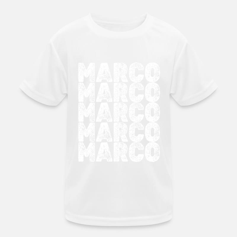 Gift for Marco Kids Functional T-Shirt
