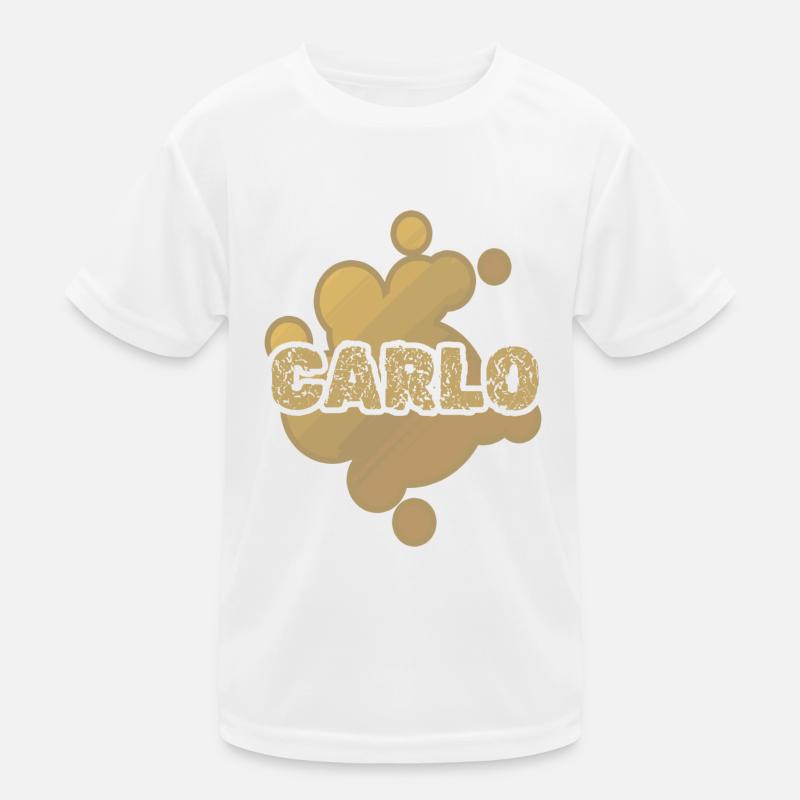 Prénom Carlo T-shirt sport Enfant