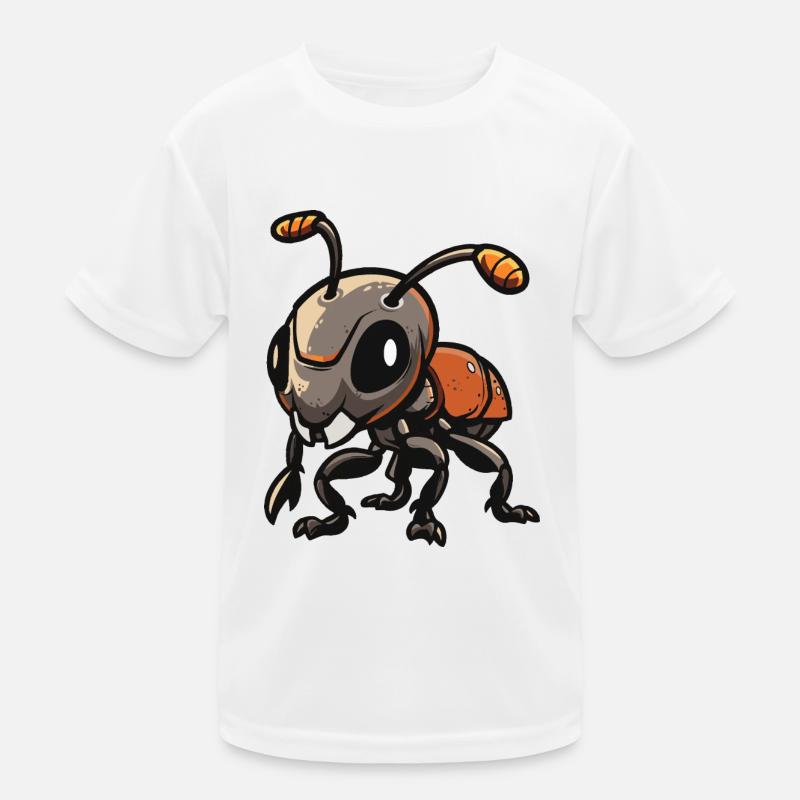 Ameise Comic Kinder Funktions-T-Shirt