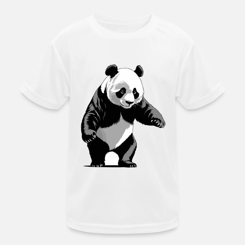 Panda - Conception d’animaux mignons T-shirt sport Enfant