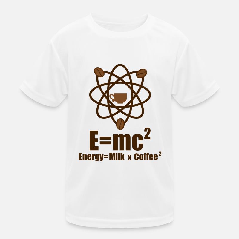 Physique de la chimie du café T-shirt sport Enfant