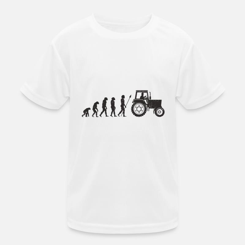Landwirt Evolution Kinder Funktions-T-Shirt
