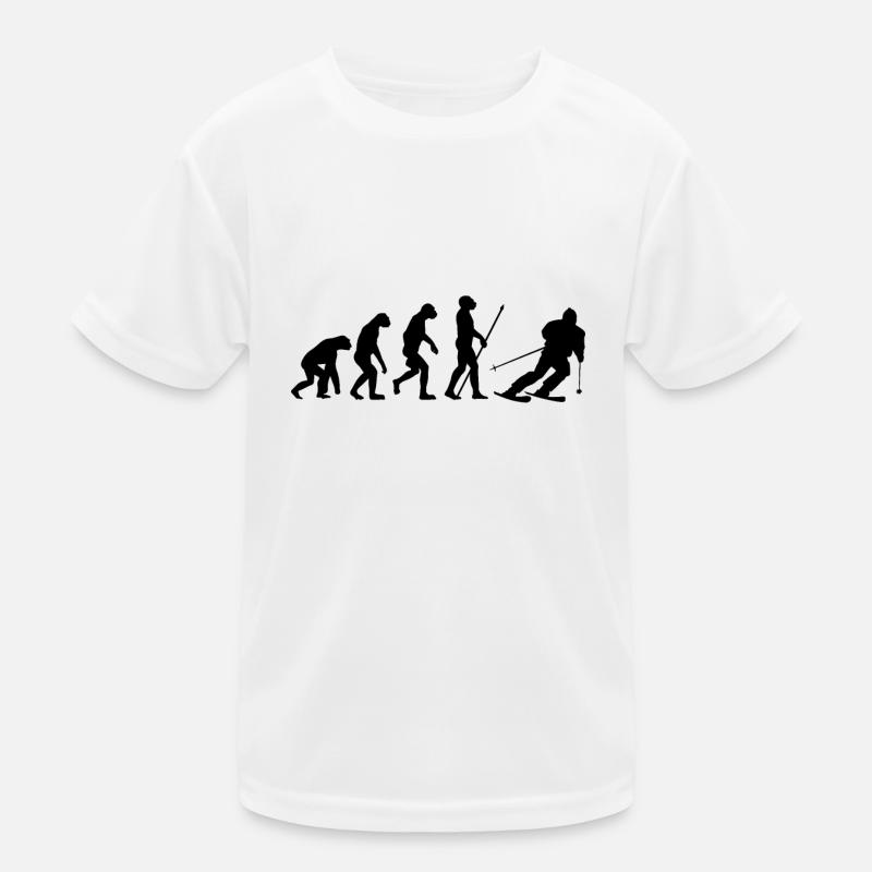 Skier evolution Kids Functional T-Shirt