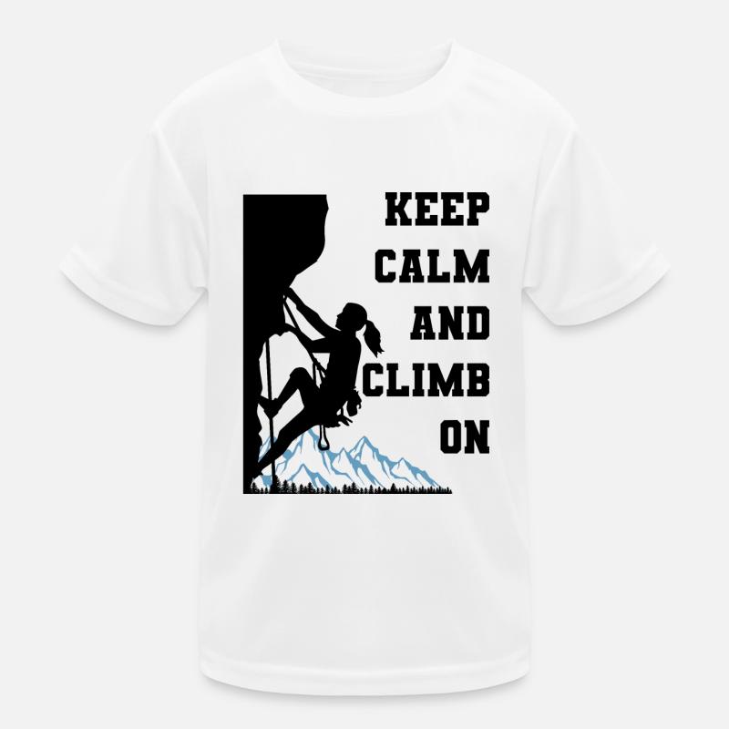 Klettern Kinder Funktions-T-Shirt