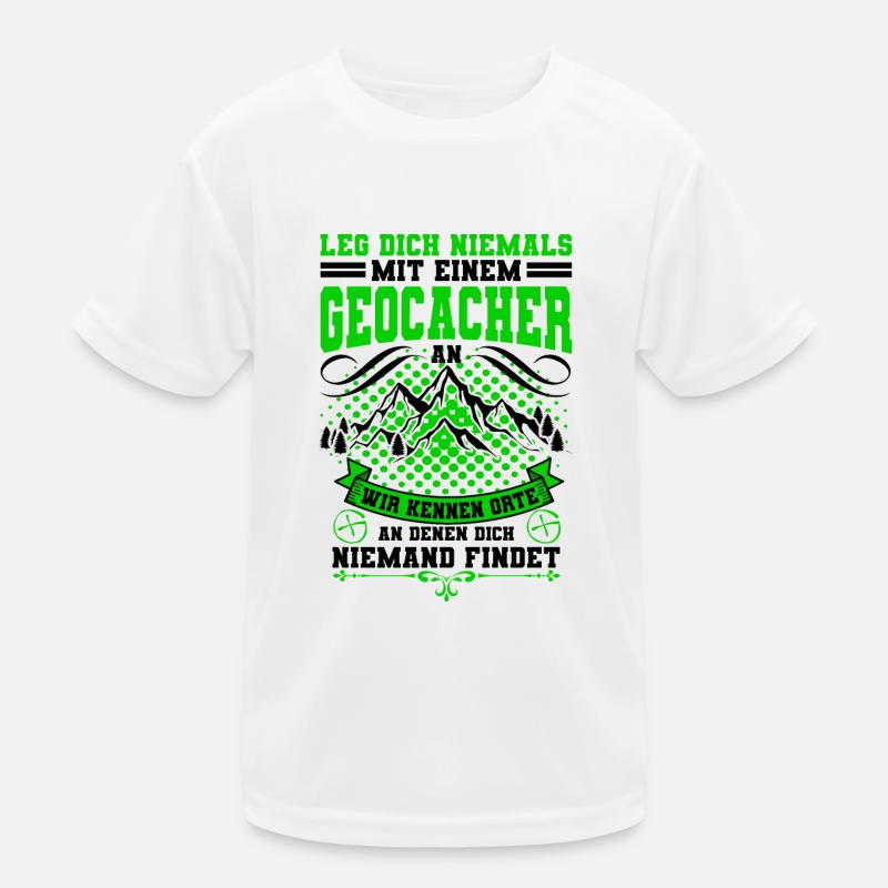 Geocaching Kinder Funktions-T-Shirt
