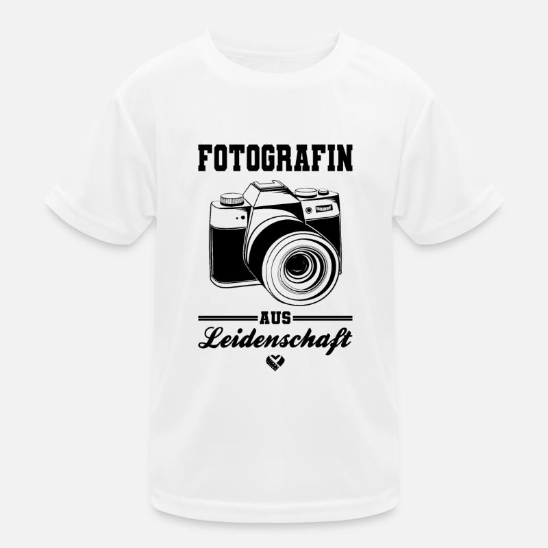 Fotografin Kinder Funktions-T-Shirt