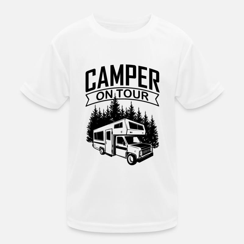 Camper en tournée T-shirt sport Enfant