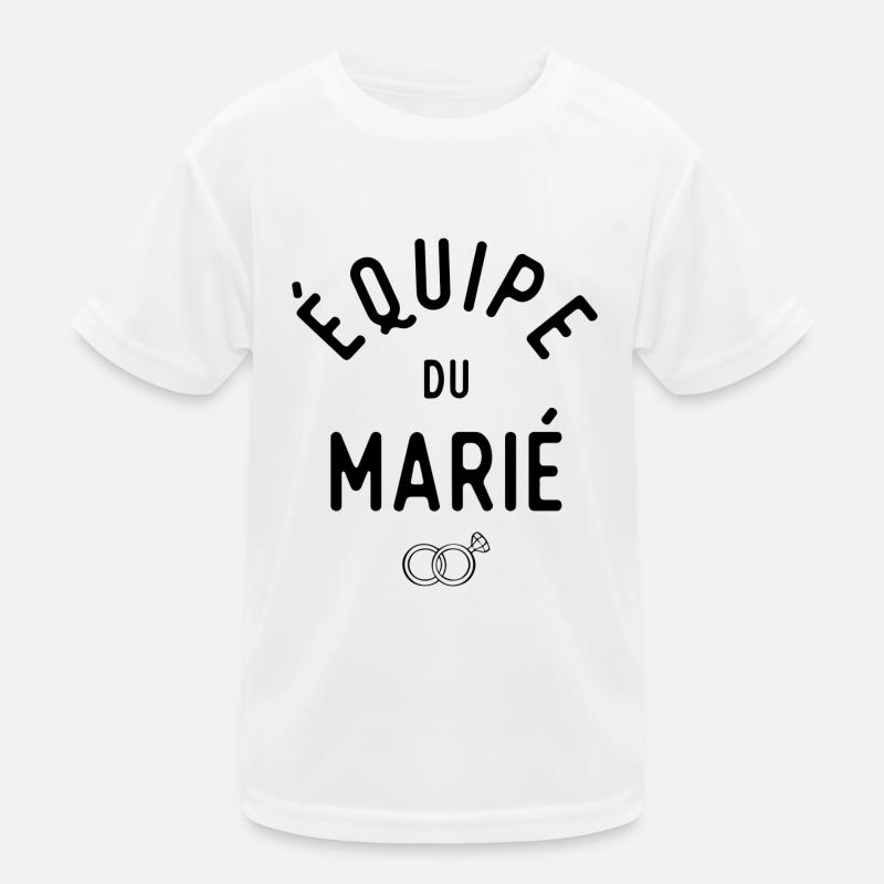 équipe du marié evg T-shirt sport Enfant