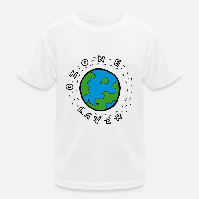 Earth's Ozone Layer Drawing Kids Functional T-Shirt