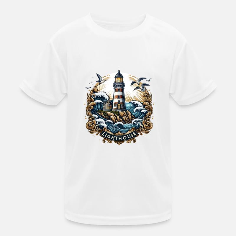 Lighthouse Logo Kinder Funktions-T-Shirt