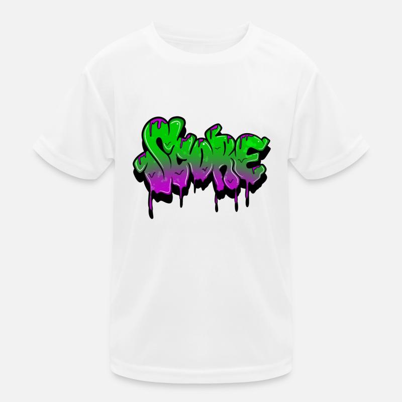 Score Graffiti T-shirt sport Enfant