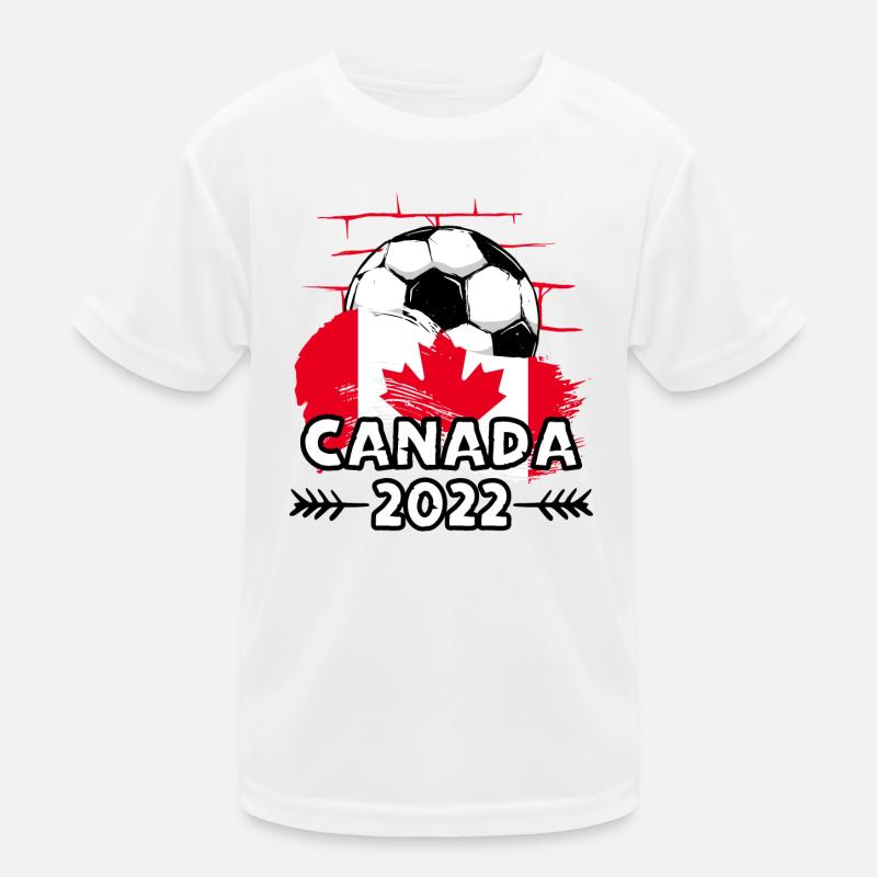 Canada Canada 2022 Soccer - Kids Functional T-Shirt - white