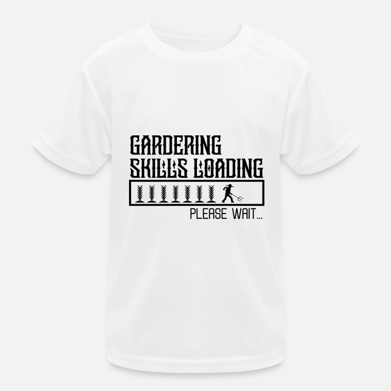 Gardering Skills Loading Kids Functional T-Shirt
