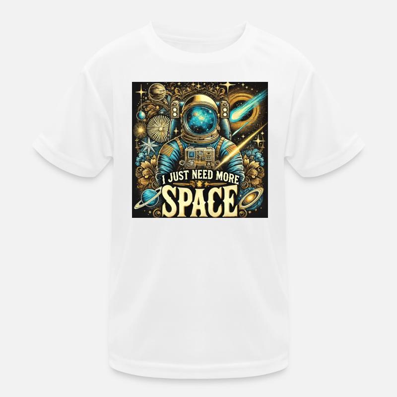 MORE SPACE Kinder Funktions-T-Shirt