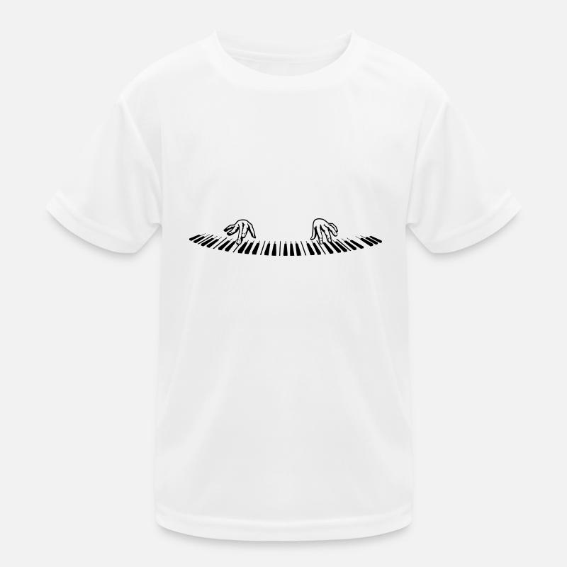 klavier finger Kinder Funktions-T-Shirt