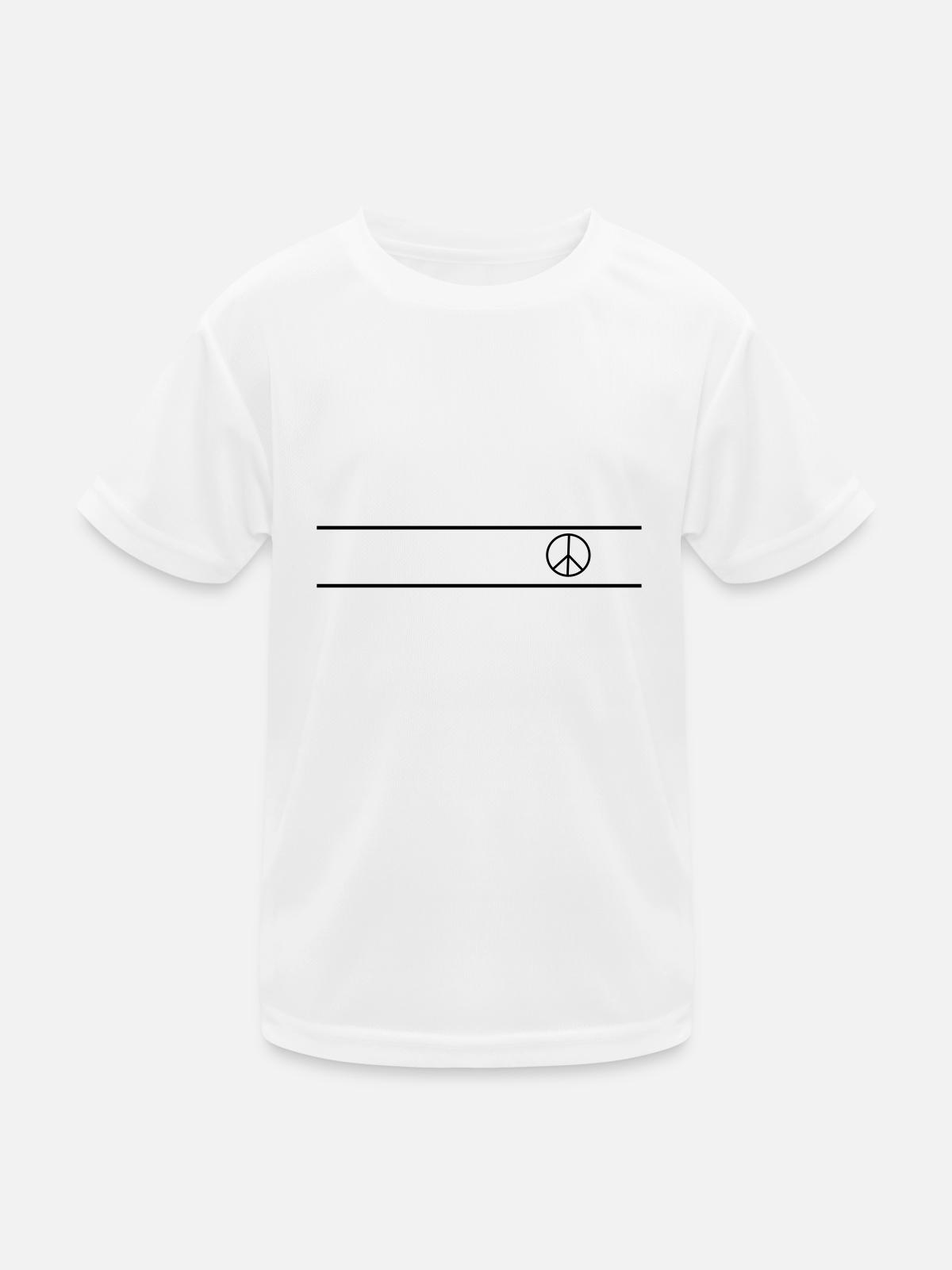 Peace - Kids Functional T-Shirt - white - Front