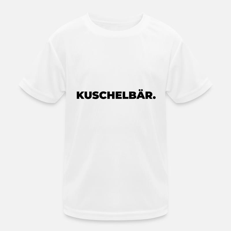 Kuschelbär - Statement Print Kinder Funktions-T-Shirt