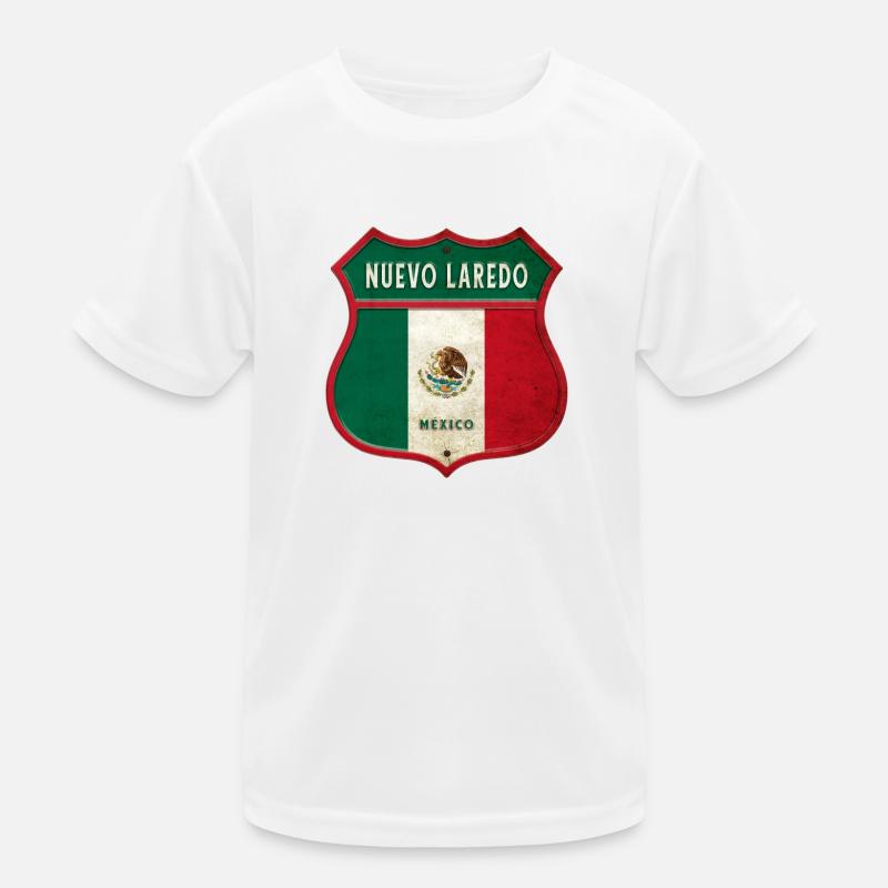 Nuevo Laredo Mexico Crest Design T-shirt sport Enfant
