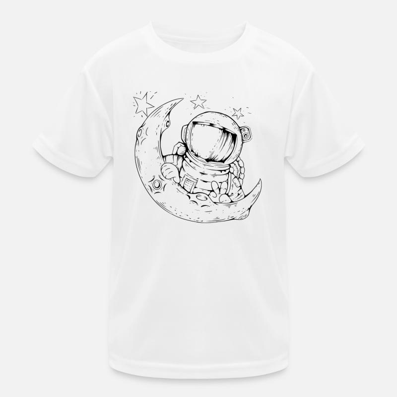 Astronaut Kinder Funktions-T-Shirt