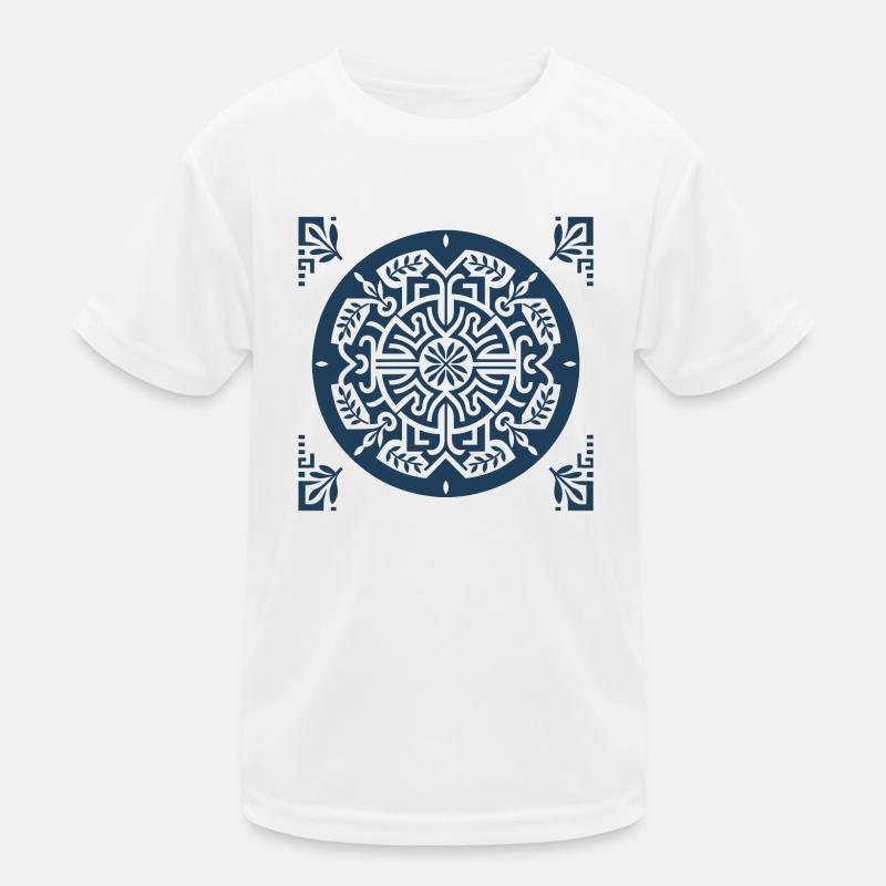 Ancient Greek Mandala 2 Kids Functional T-Shirt
