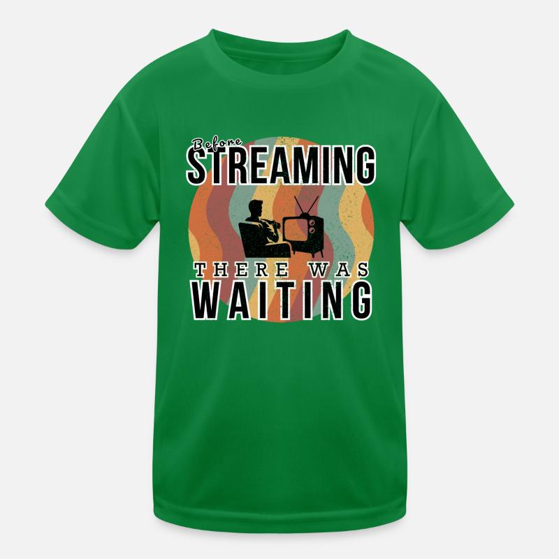 Diffusion télévisée rétro : l’esthétique de la télévision vintage T-shirt sport Enfant