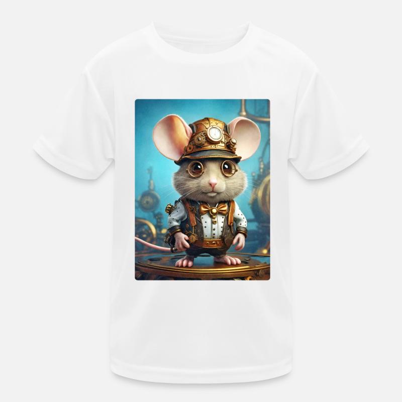 Steampunk Maus 1.2 Kinder Funktions-T-Shirt