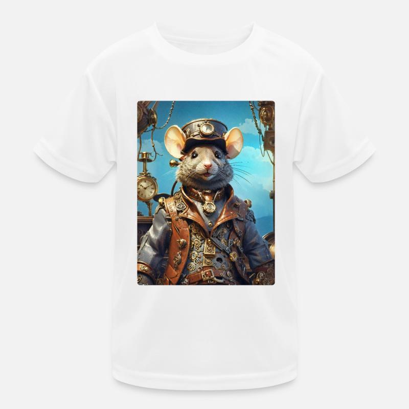 Steampunk Ratte 1.3 Kinder Funktions-T-Shirt