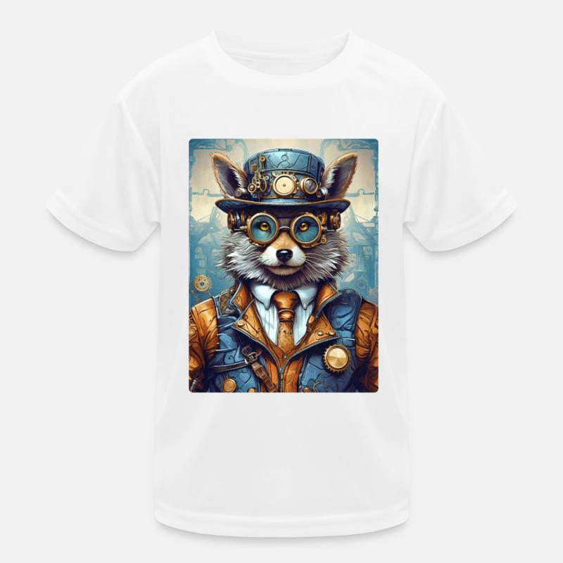 Loup Steampunk 1.10 T-shirt sport Enfant