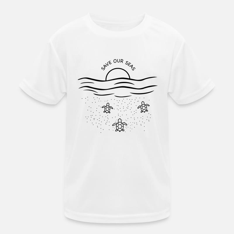 Save the sea Kids Functional T-Shirt
