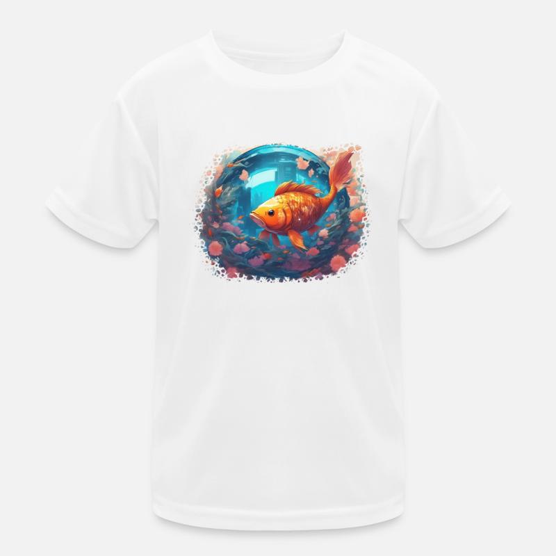 Sunfish Reflections - Kids Functional T-Shirt - white