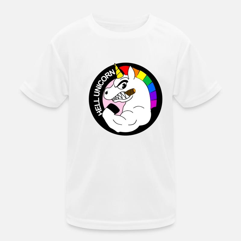 Einhorn Kinder Funktions-T-Shirt