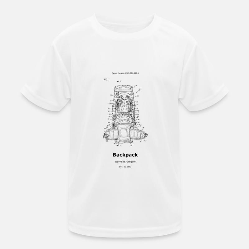 Backpack Kinder Funktions-T-Shirt