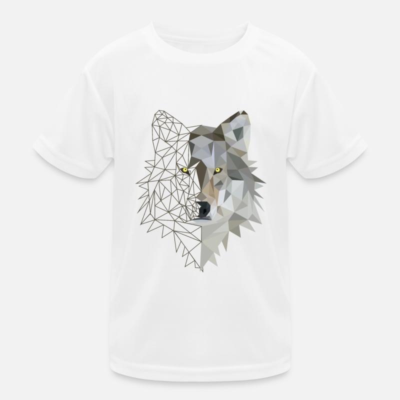 Wolf Kinder Funktions-T-Shirt