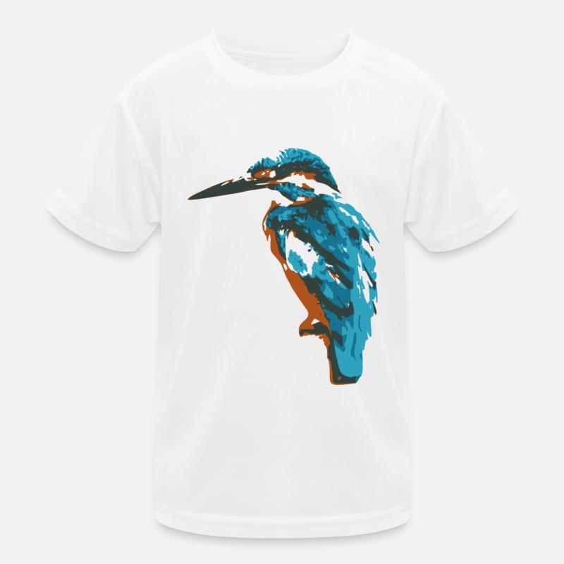 Eisvogel Kinder Funktions-T-Shirt
