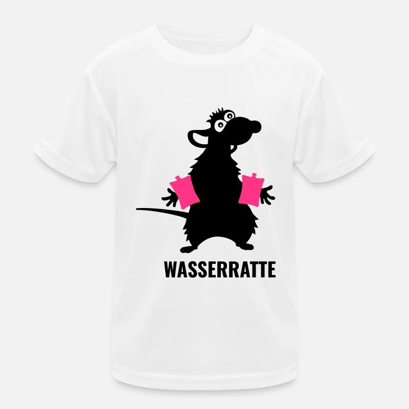 Wasserratte Kinder Funktions-T-Shirt